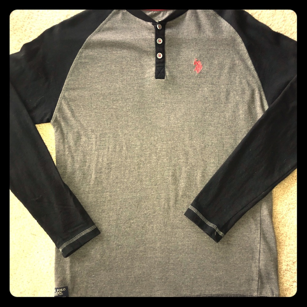 Boy’s U.S. Polo long-sleeved tee, size 18